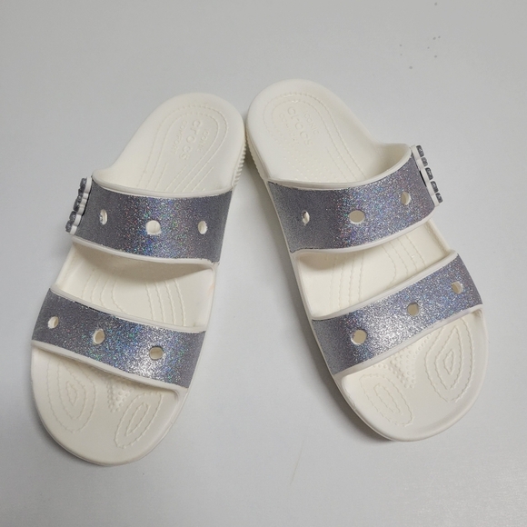 Crocs  Classic Glitter sandals Unisex M7 /W9. - Picture 1 of 8